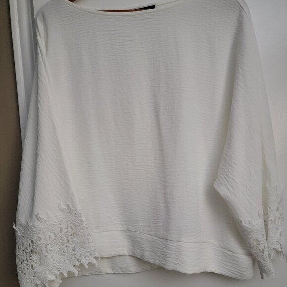 Melanie Lyne Women's White Lace Trim Size M never worn - Picture 1 of 1